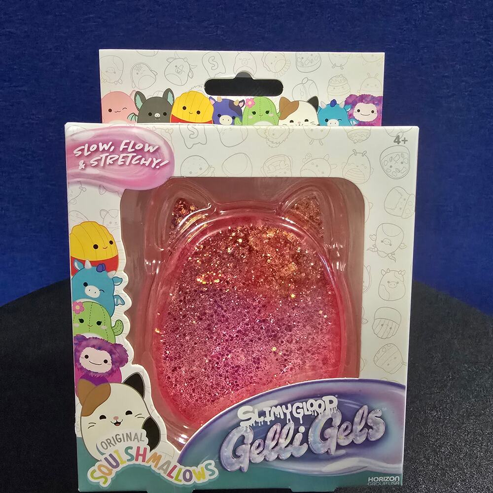 Squishmallows Gelli Gel Glitter Squishy Sensory toy (Pink)